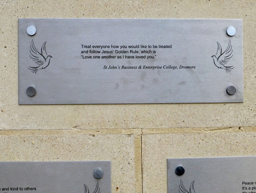 Peace pledge, St John's Business & Enterprise College, Dromore