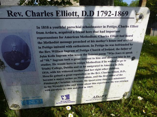 Rev. Charles Elliott plaque, Tullyhommon