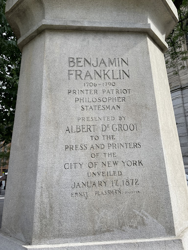 Benjamin Franklin Printer Patriot Philosopher Statesman