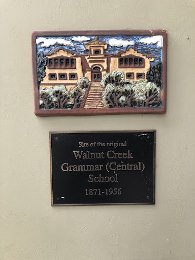 Site of the original Walnut Creek Grammar (Central) School 1871-1956