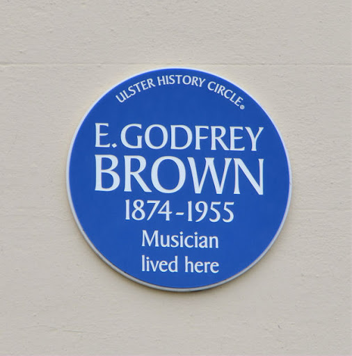 E Godfrey Brown plaque, Holywood