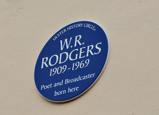 WR (Bertie) Rodgers plaque, Belfast