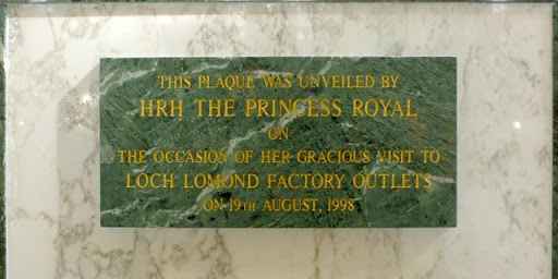 Plaque inside the former Argyll Motor Works