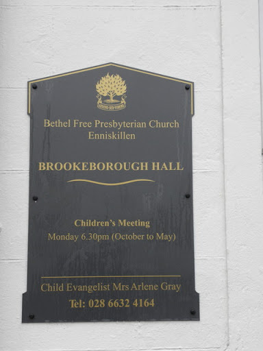 Name plaque, Brookeborough Hall
