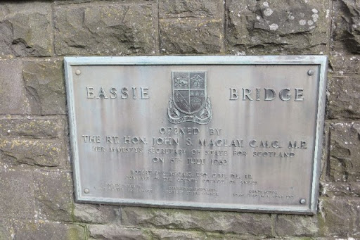 Plaque, Eassie Railway Bridge
