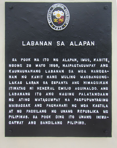 Battle of Alapan historical marker