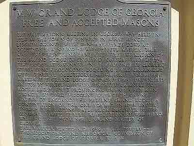 M.W. Grand Lodge of Georgia, Free and Accepted Mas
