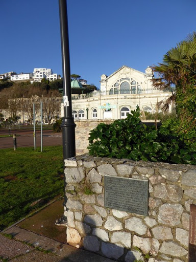 Commemorative plaque, Princess Parade, Torquay