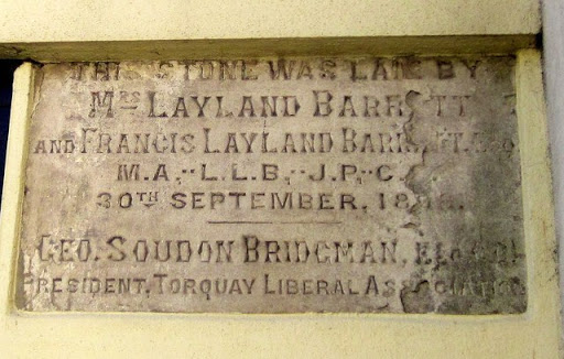 Plaque, Bolton Street, Brixham