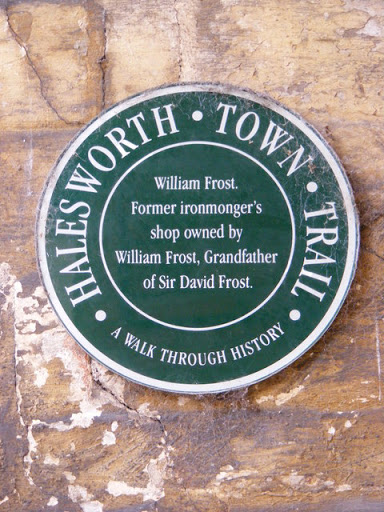 Plaque on the wall of Flick & Son's premises