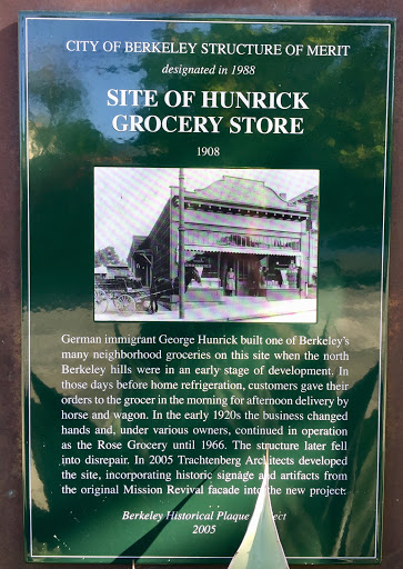 Site of Hunrick Grocery Store