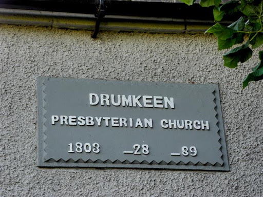 Plaque, Drumkeen Presbyterian Church