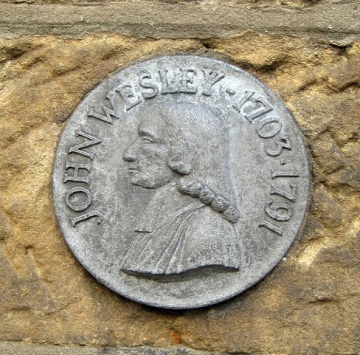 John Wesley plaque, The Square