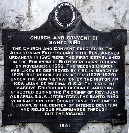 Church and Convent of Santo Niño historical marker