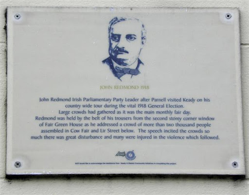 John Redmond plaque, Keady