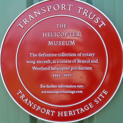 The Helicopter Museum red plaque, Weston-super-Mare
