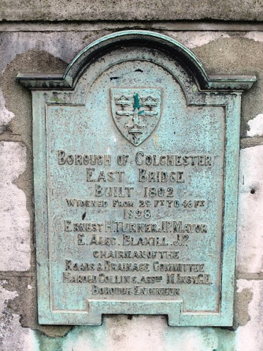 Plaque on East Bridge