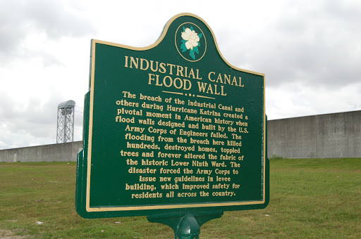 Industrial Canal Flood Wall