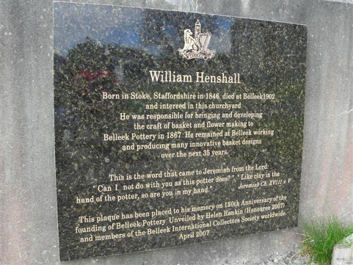 Plaque, William Henshall, Belleek
