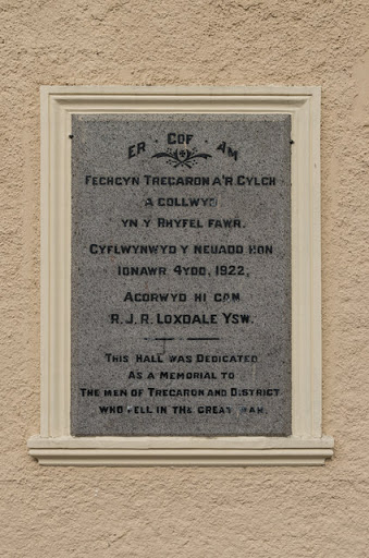 Plaque, Memorial Hall
