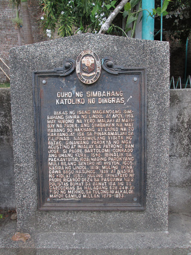 Ruins of the Catholic Church of Dingras historical marker