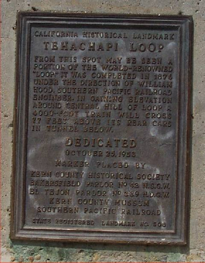 Tehachapi Loop - Calif Historic 508