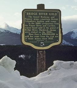 Bridge River Gold (Sign missing)
