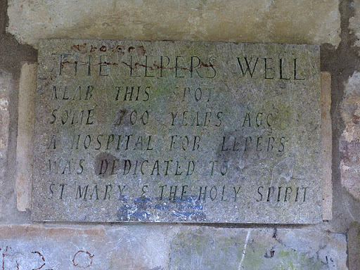 Inscription at Leper's Well