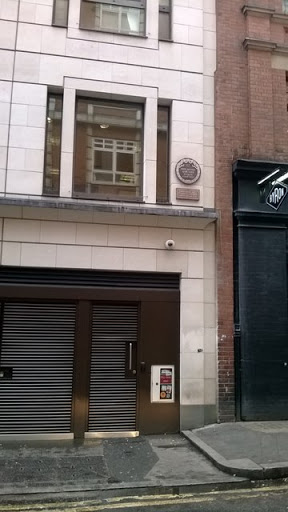 Plaque to the surgeon John Hunter, Upper John Street, Soho
