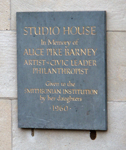 Commemorative Plaque on Exterior of the Barney Studio House/Embassy of Latvia