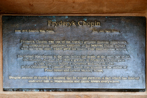 Chopin Plaque