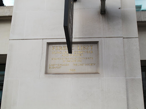 Plaque to Ferenc Liszt