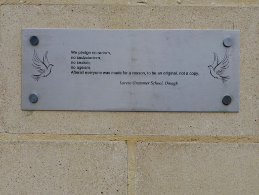 Peace pledge, Loreto Grammar School, Omagh