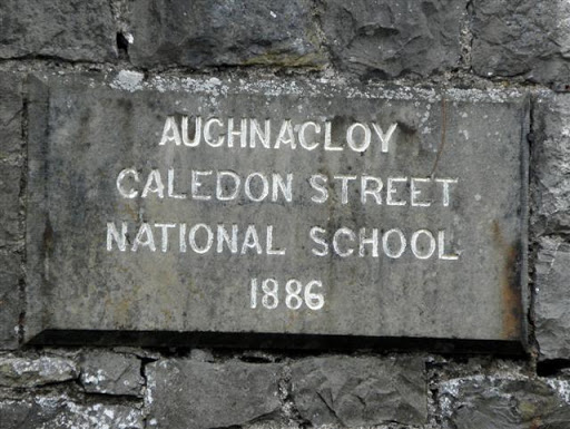 Plaque, Aughnacloy Caledon Street National School