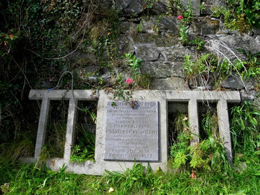 Pier plaque, Rathmullan