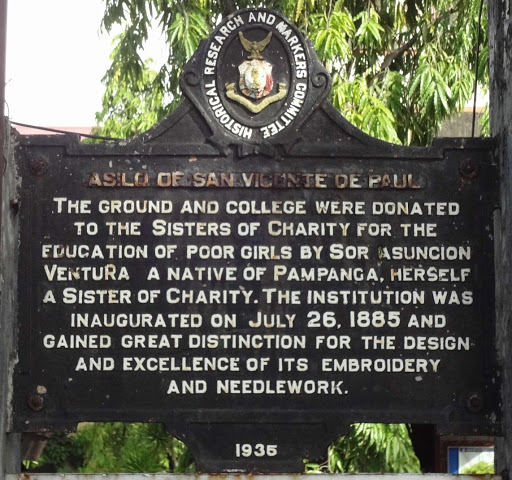 Asilo of San Vicente de Paul historical marker