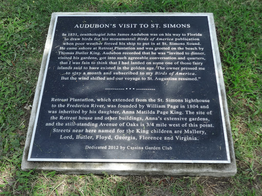 Audubon's Visit to St. Simons