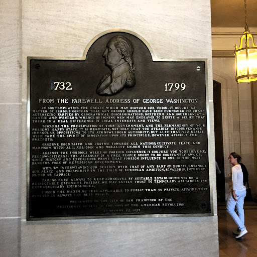 George Washington Farewell Address SF City Hall