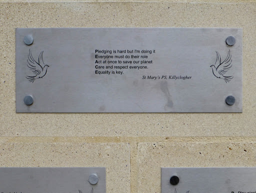 Peace pledge, St Mary's PS, Killyclogher