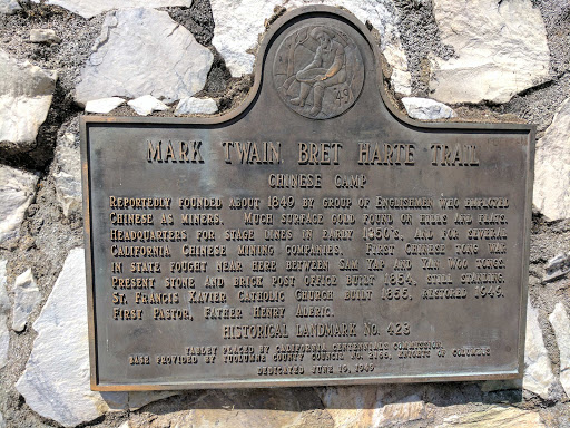 Mark Twain Bret Harte Trail Chinese Camp