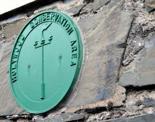 Conservation Area plaque, Holywood