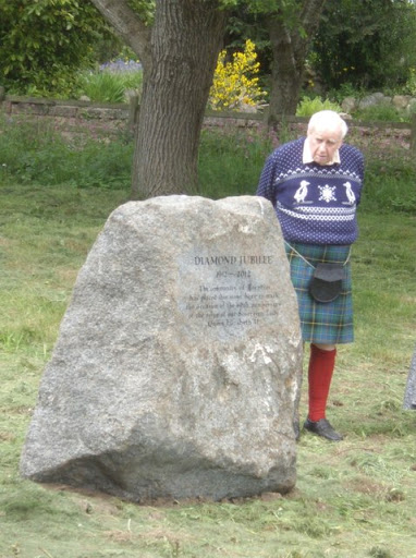 Her Majesty Queen Elizabeth II plaque in Torphins