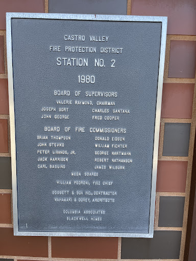 Castro Valley Fire Protection District Station No. 2
