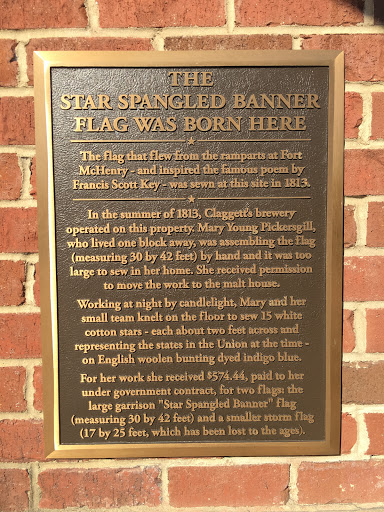 Birthplace of the "Star Spangled Banner"