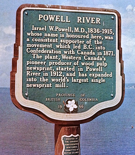 Powell River (Sign missing)