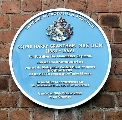 Blue plaque: Harry Grantham