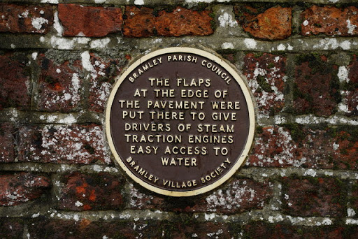 Plaque in Bramley, Surrey
