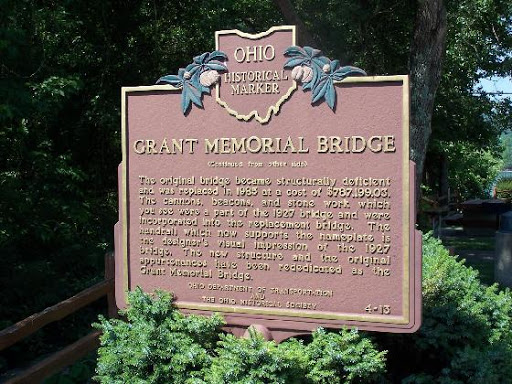 Grant Memorial Bridge Historical Marker