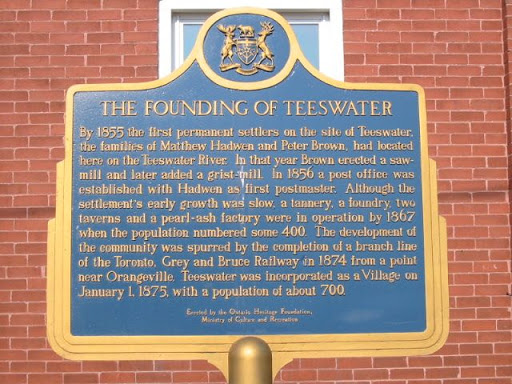 The Founding of Teeswater