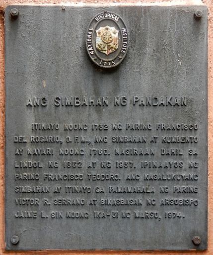 The Church of Pandacan historical marker